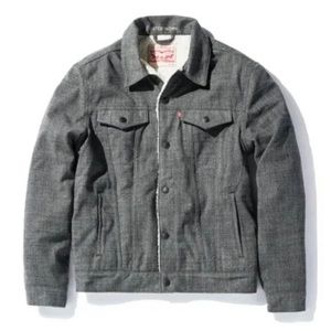 Outerknown for Levi Strauss, Men’s Sherpa-Lined Trucker Jacket.